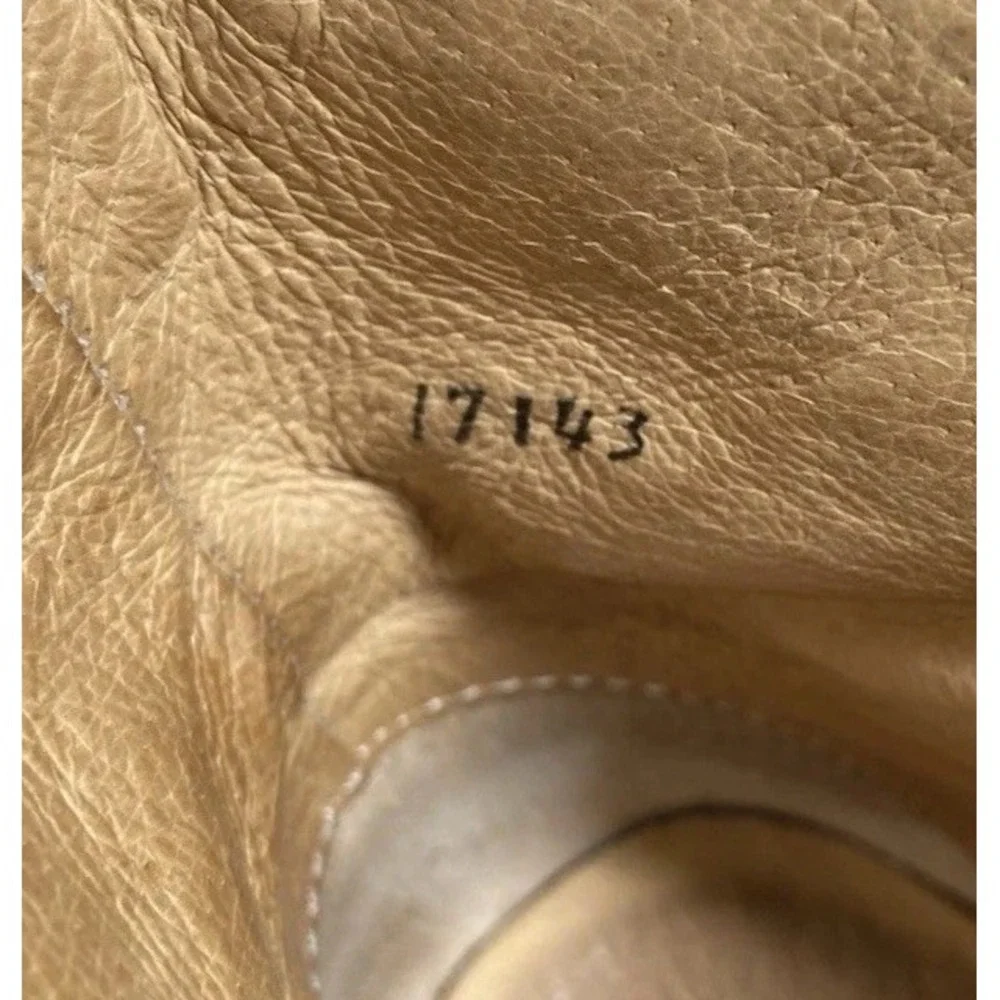 Frye Mens 10 D Brown Leather Chukka Boots Apron Moc Toe Ankle Work Trousers Shoe